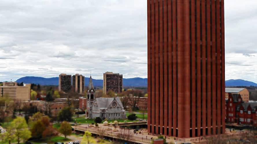 The University of Massachusetts Amherst campus.