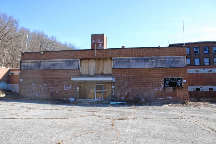 The former International Paper mill in Erving. 