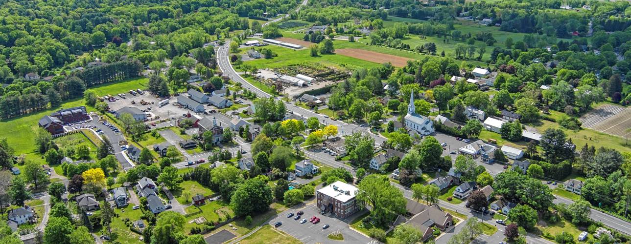 An aerial view of downtown Sunderland. An aerial view of downtown Sunderland.