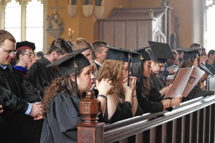 Thomas Aquinas College’s Northfield campus bid farewell to the 30 graduates in the Class of 2024 on Saturday.