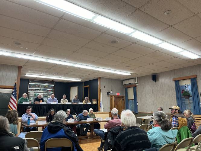 Residents approved three articles during the first part of Gill’s Annual Town Meeting on Monday at Town Hall. The remaining 10 articles will come before voters on Monday, June 9. 